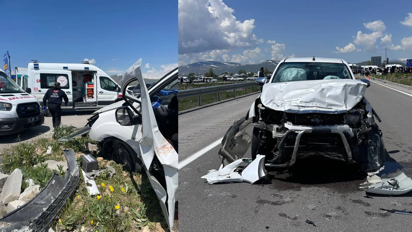 Van'da katliam gibi kaza: 4 ölü, 2 yaralı