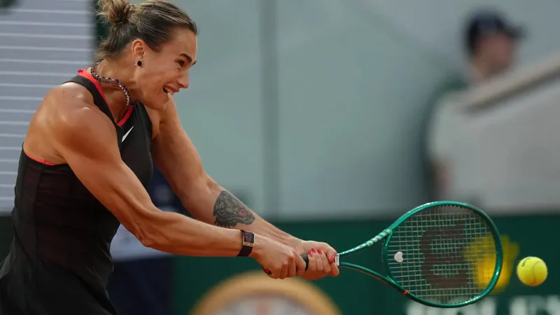 Sabalenka, Fransa Açık'ta çeyrek finalde