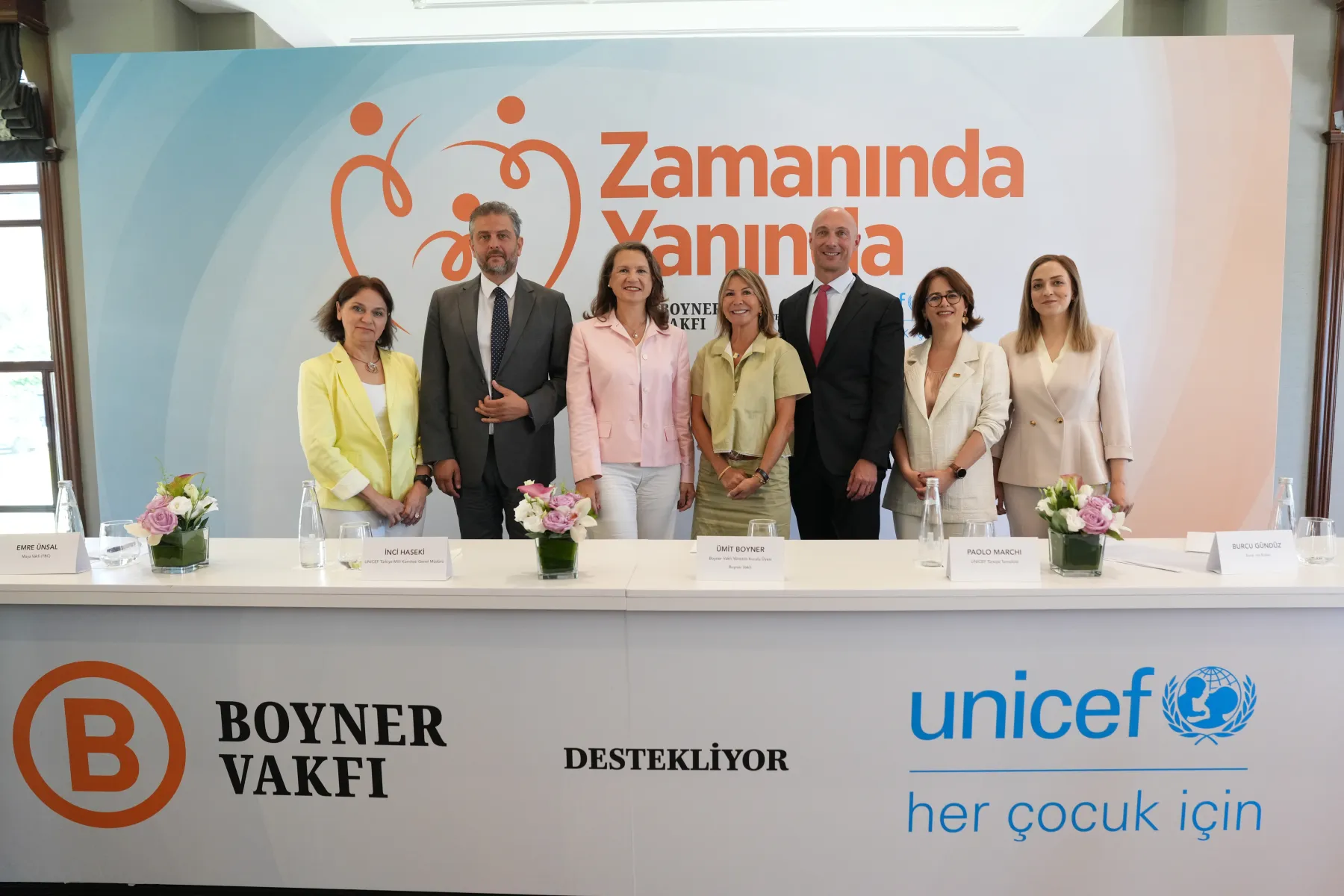 Boyner Vakfı ve UNICEF Türkiye'den çocuklar ve aileler için yeni proje: Zamanında Yanında