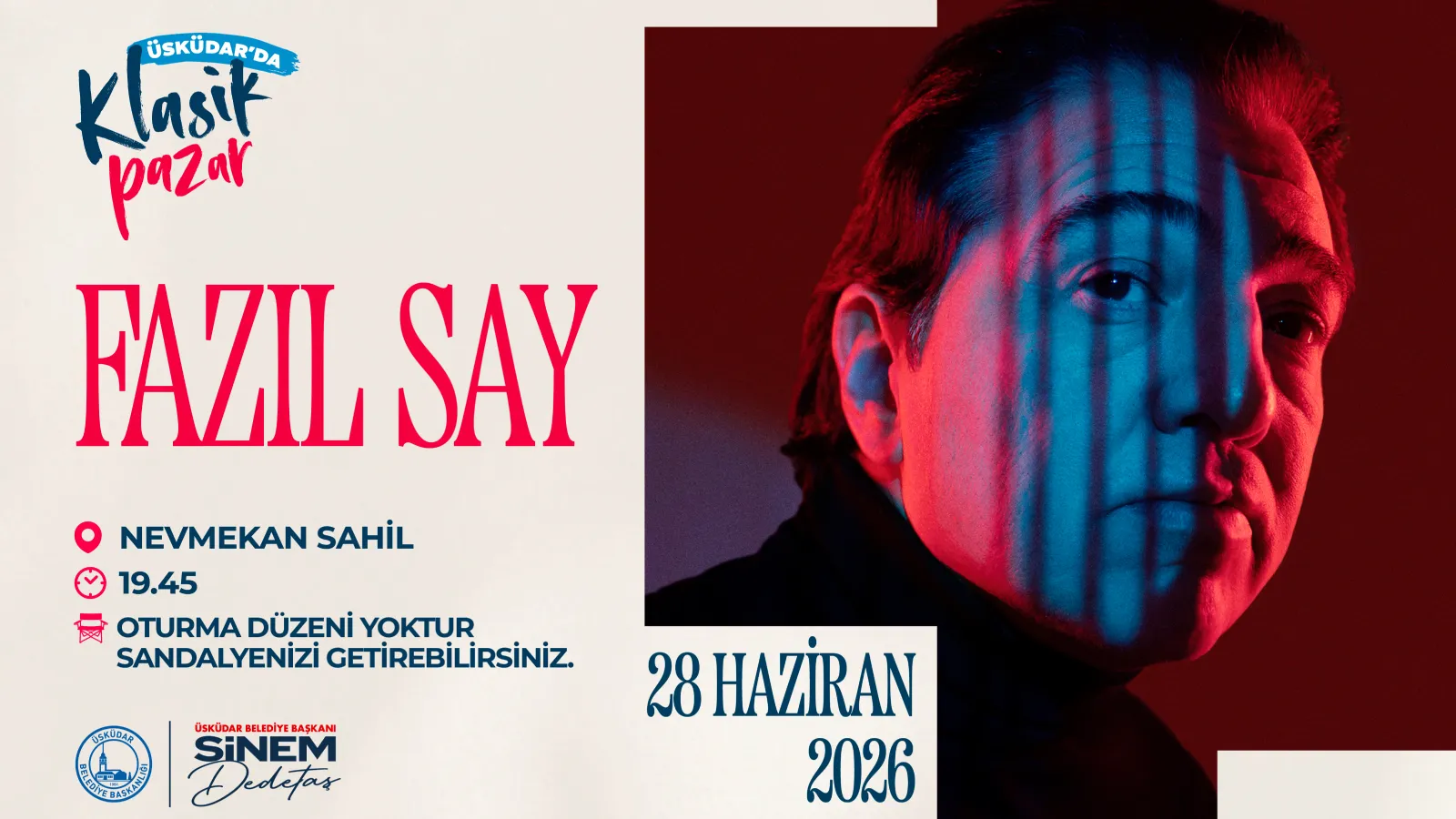 Üsküdar'da Klasik Pazar sezonu Fazıl Say konseriyle başlıyor