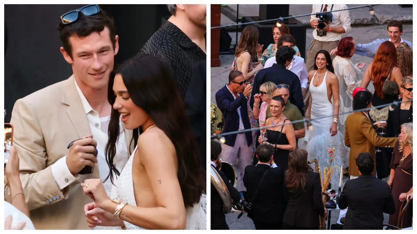 "Şehir tema parkı gibi oldu": Dua Lipa ve Callum Turner'ın üç günlük düğünü Palermo'yu ikiye böldü