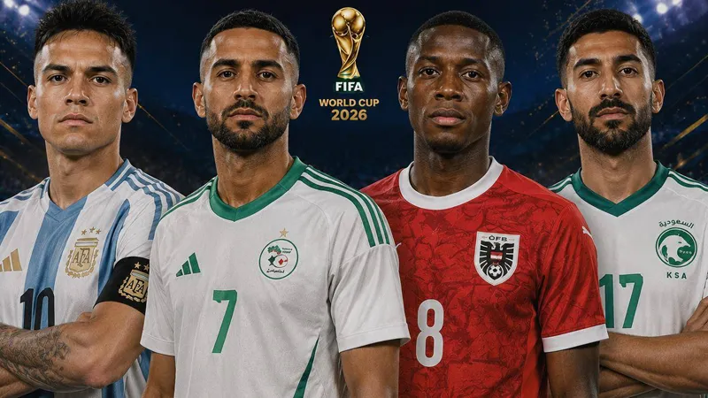 2026 Dünya Kupası J Grubu | Ürdün-Arjantin: 1-3 / Cezayir-Avusturya: 3-3 (canlı)