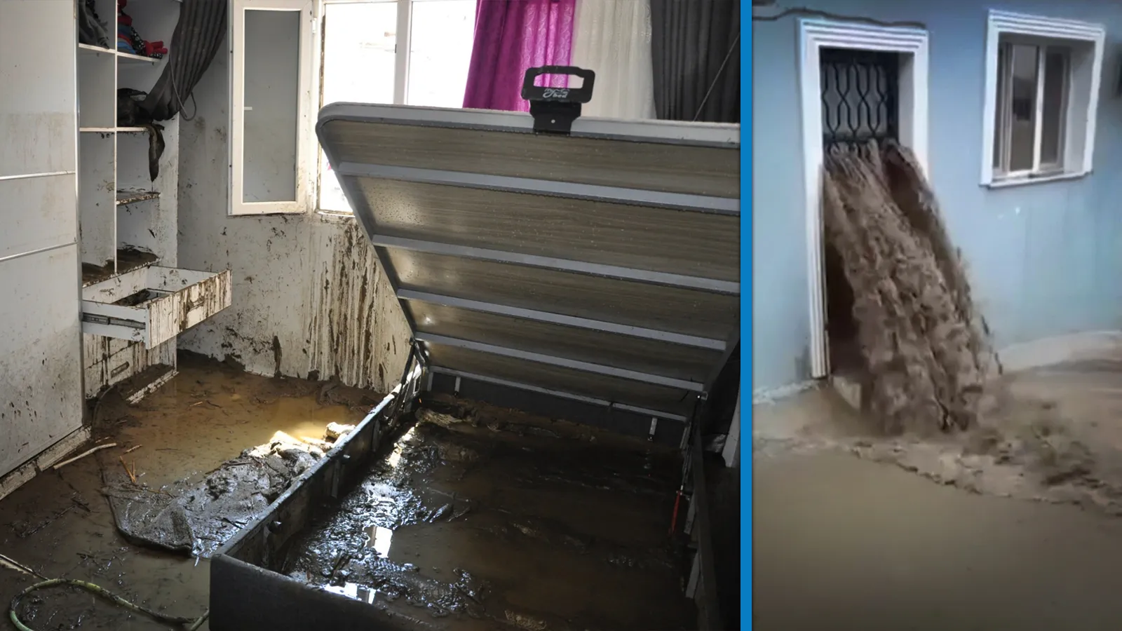 Sağanakta sel sularının evinden geçtiği Mazı: Kapıyı açmaya fırsatım olmadı