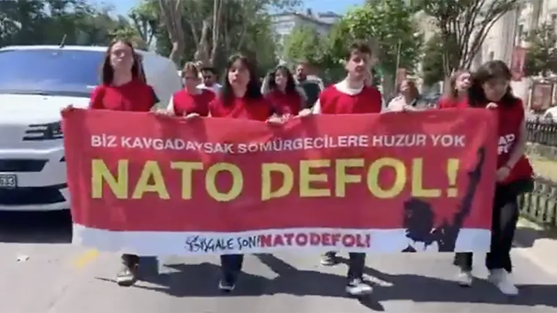 İstanbul'da NATO Parlamenter Zirvesi protestosuna polis müdahalesi: Gözaltılar var!