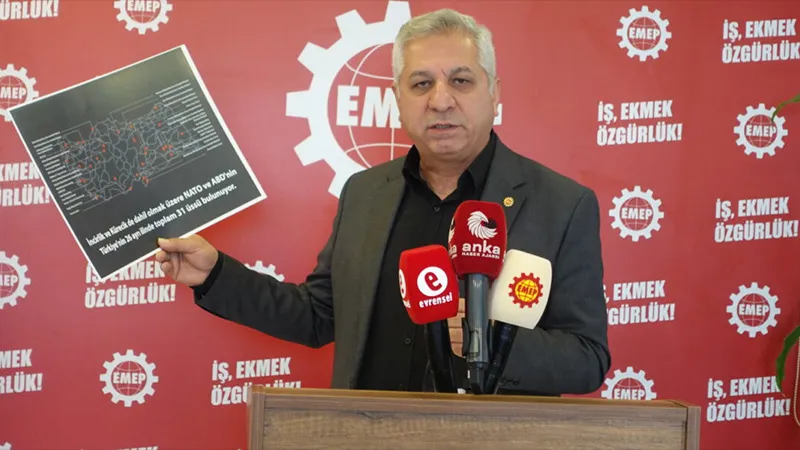 EMEP Genel Başkanı Aslan: NATO defol’ demek için alanlarda olmaya devam edeceğiz