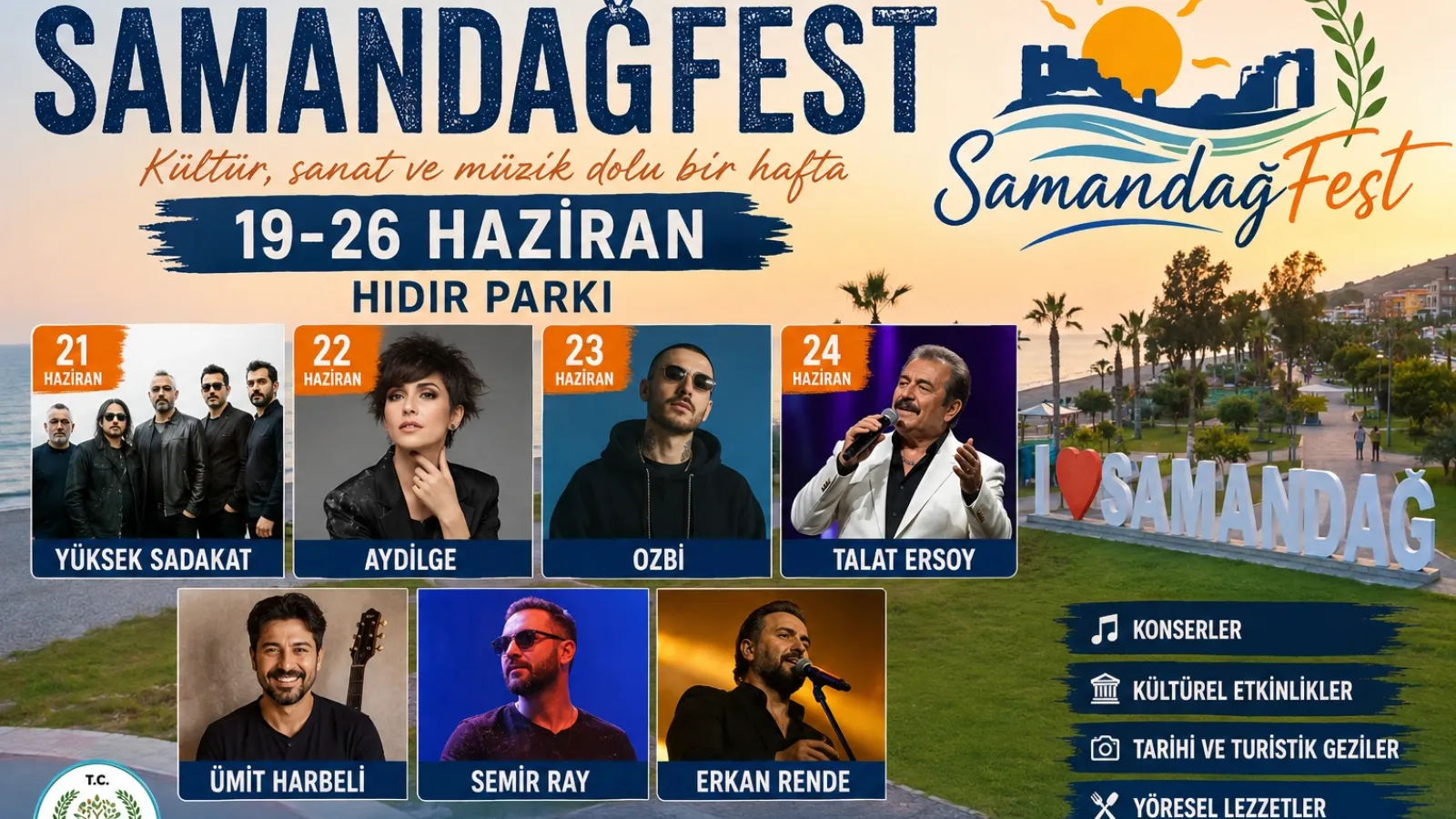 Samandağ, kültür ve sanatla buluştu: Dokuz gün sürecek festival başladı