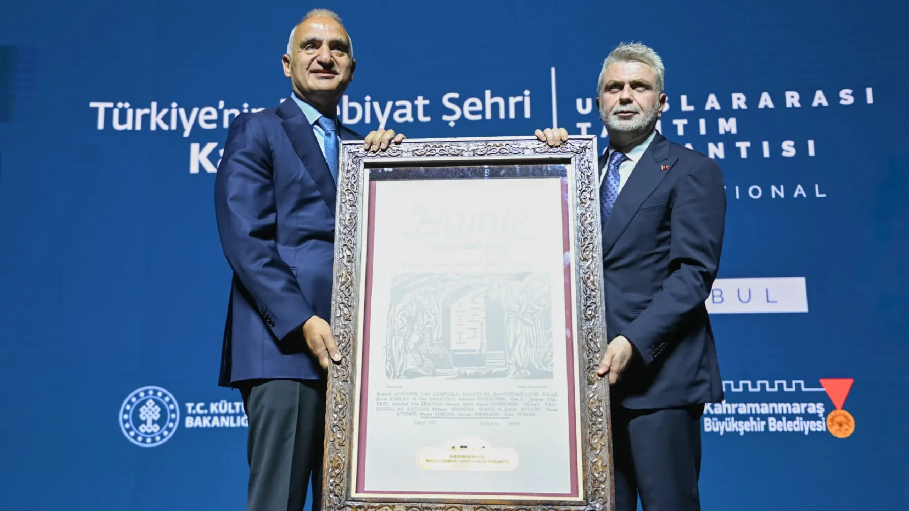 Kahramanmaraş'ın UNESCO unvanı İstanbul'da tanıtıldı: Cumhurbaşkanı Erdoğan'dan tebrik mesajı