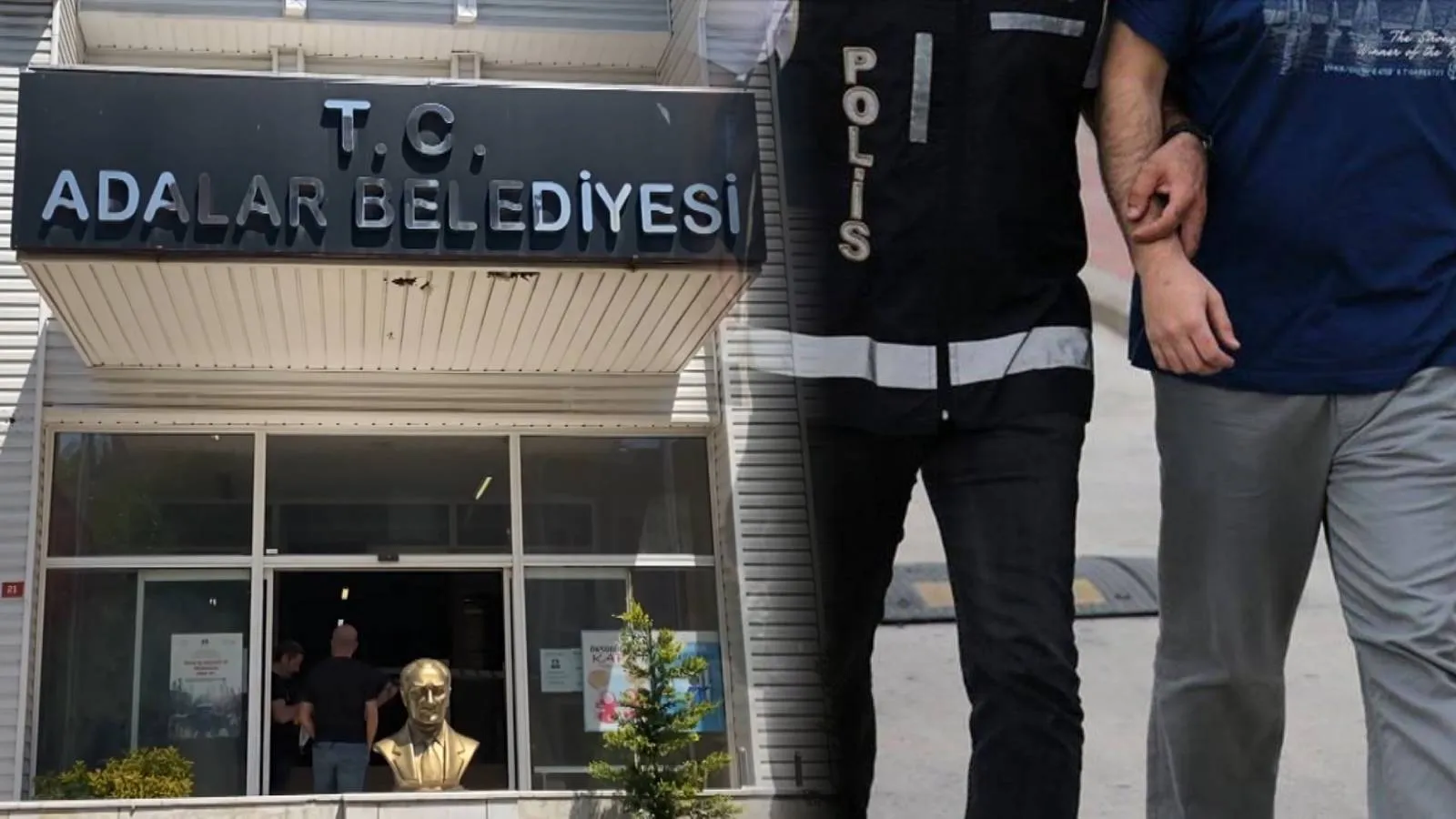 Adalar Belediyesi operasyonunda gözaltına alınan 39 kişi adliyeye sevk edildi