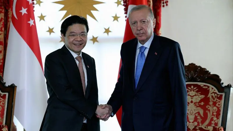 Singapur Başbakanı Wong'dan Erdoğan'a ziyaret