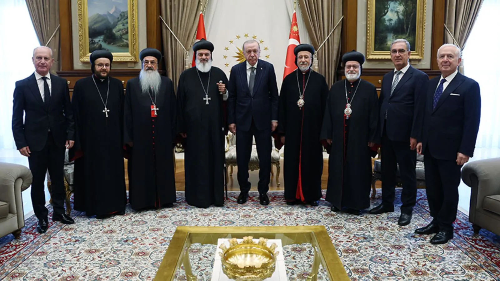 Erdoğan, Süryani Ortodoks Kilisesi Patriği Kerim ile görüştü