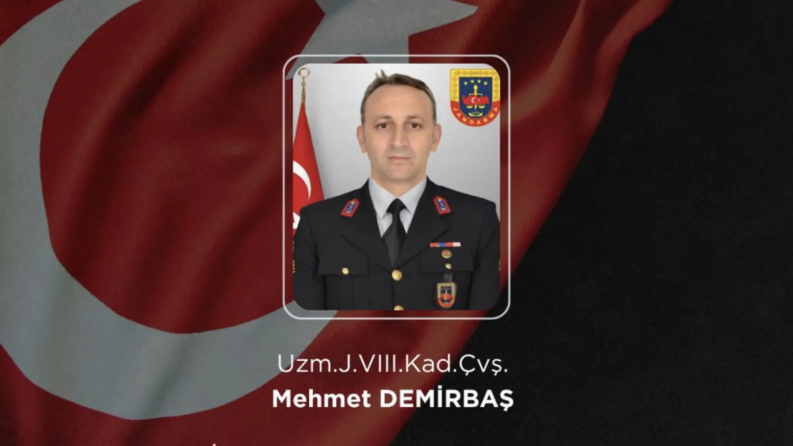 Bakan Çiftçi: Bir olaya müdahale ederken yaralanan Uzman Jandarma Mehmet Demirtaş, hastanede şehit oldu