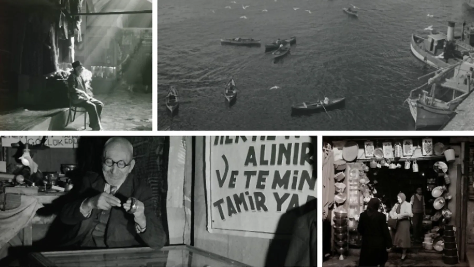 Pencereden süzülen ışık ve dükkanı önünde oturan esnaf: İşte İsveçli fotoğrafçının gözünden 79 yıl önce İstanbul...