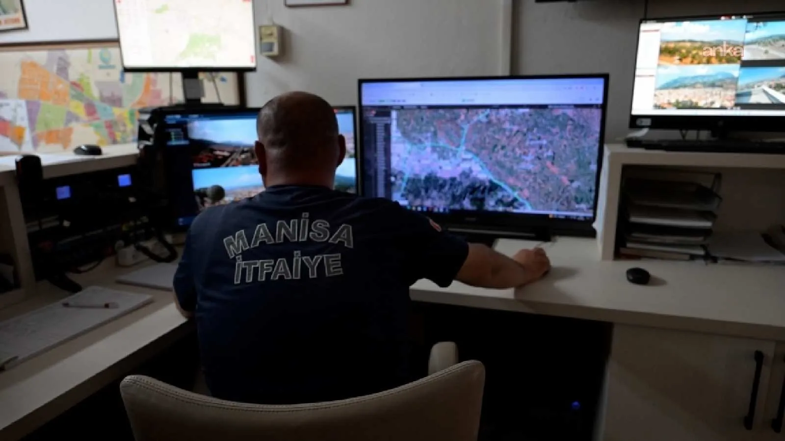 Manisa’da yapay zekâ destekli termal kameralar bir yangını daha başlangıç aşamasında tespit etti