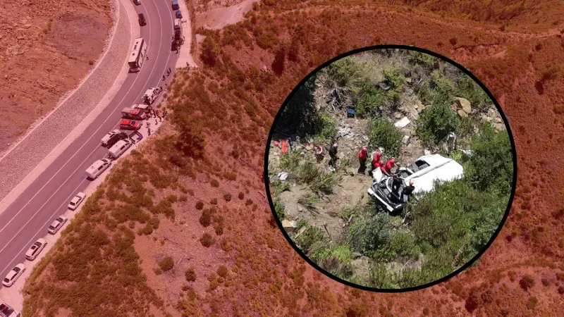 Antalya'da katliam gibi kaza: Uçuruma yuvarlanan otomobildeki 5 kişi hayatını kaybetti!
