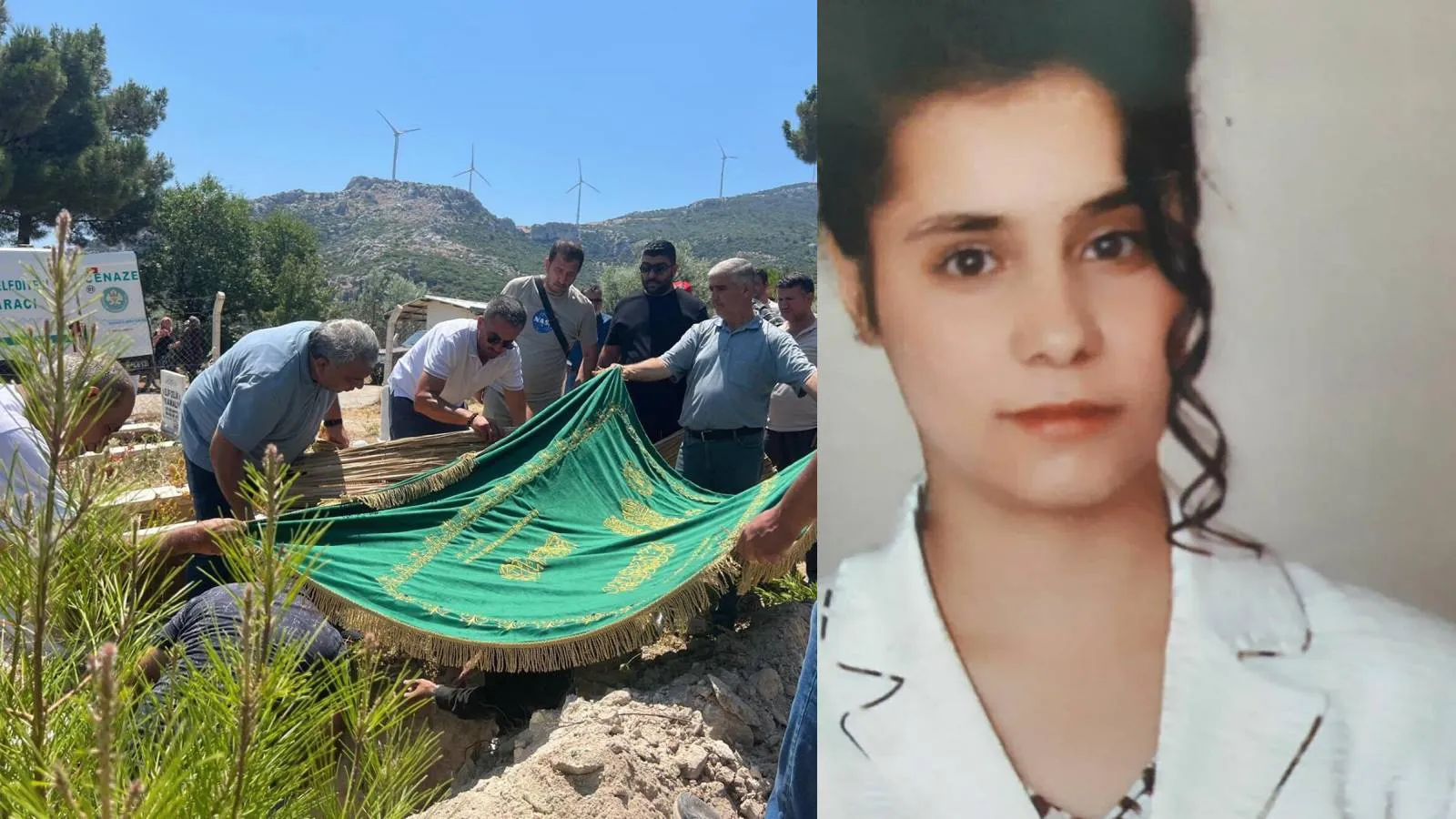 Eski eniştesi tarafından öldürülen 17 yaşındaki Ebru'nun cenazesine 17 yıl sonra ulaşıldı