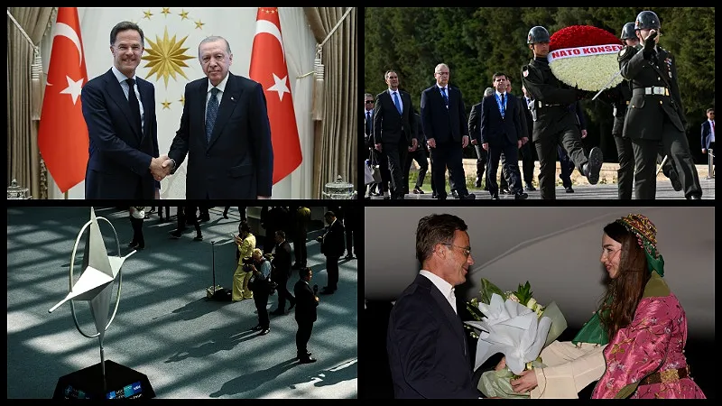 Ankara'da gündem NATO: Devlet ve hükümet başkanları zirvesinden kareler
