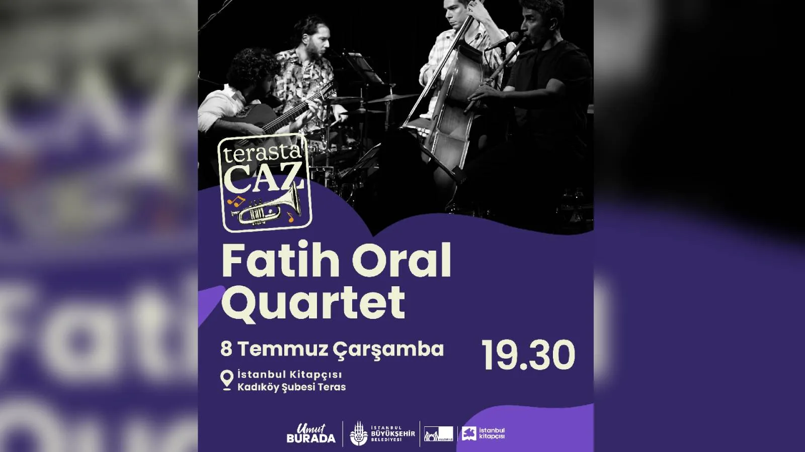 Terasta Caz konserleri temmuz ayında da devam ediyor