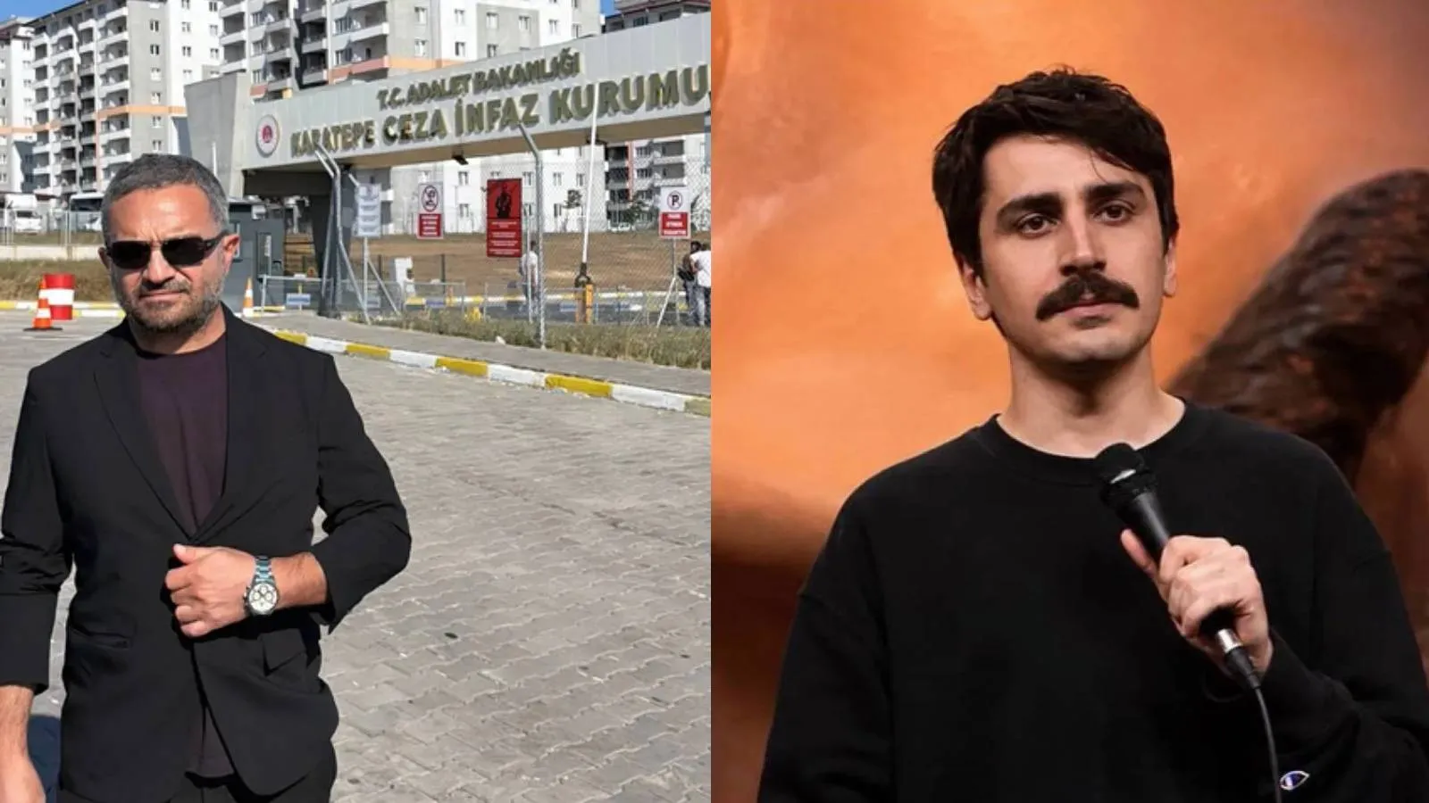 Komedyen Ali Congun'dan meslektaşı Deniz Göktaş'a ziyaret: Bol bol kitap okuyormuş...
