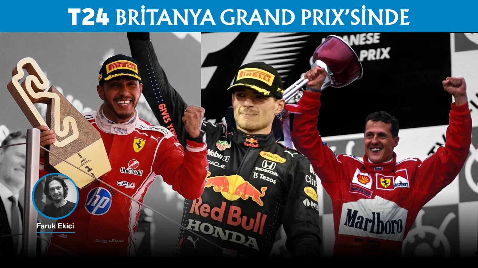 Schumacher'in bacağını kıran, Verstappen'i bariyerlere fırlatan, Hamilton'ın kalesi Silverstone'da zafer Charles Leclerc'in