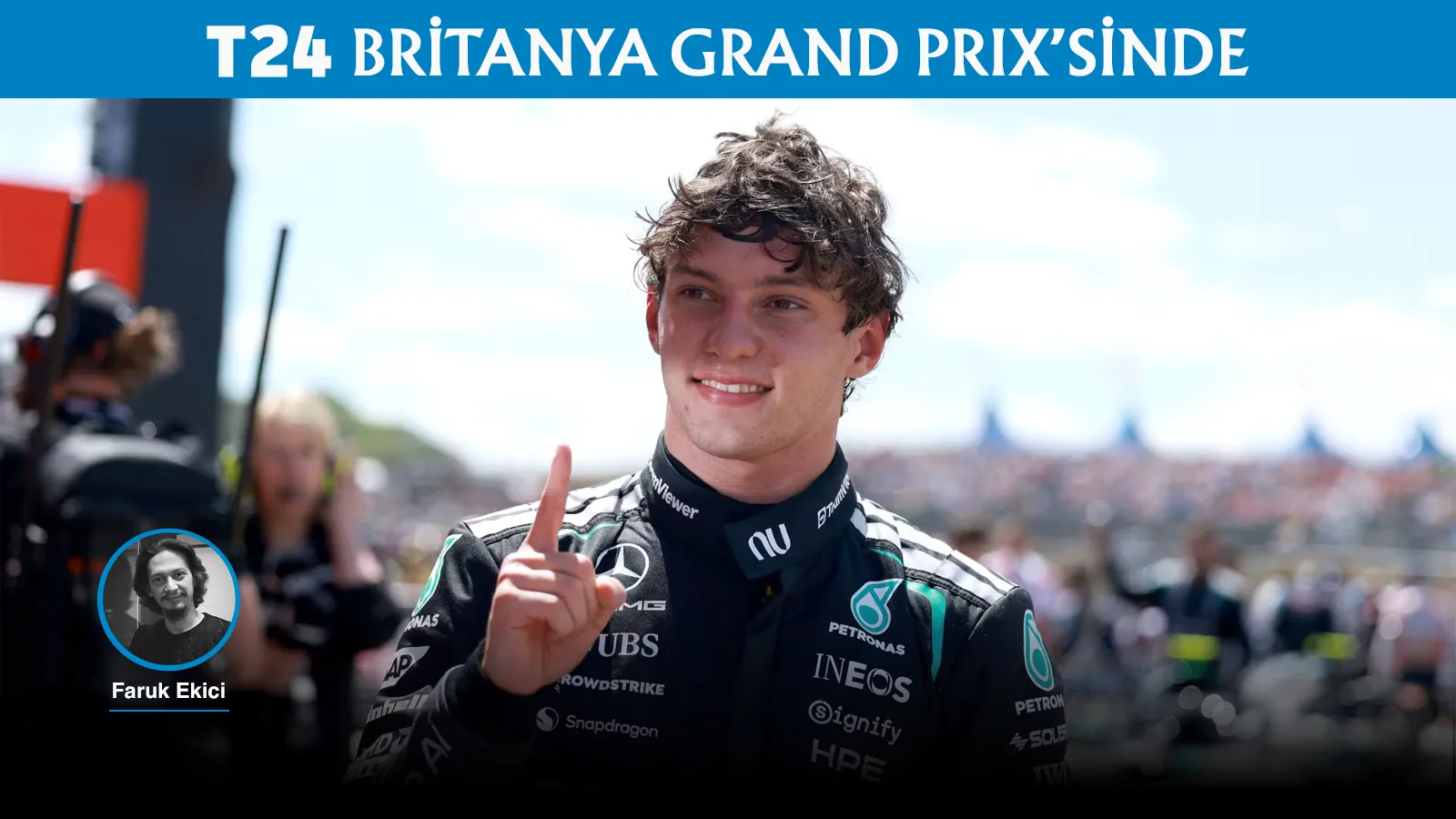 Kimi Antonelli, Britanya Grand Prix’sinde pole pozisyonun sahibi oldu