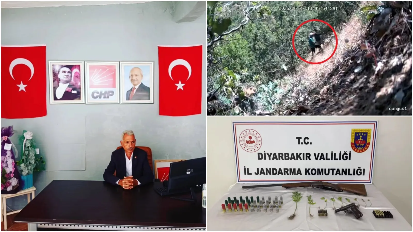 Fotokapan kenevir ekimini ortaya çıkardı: CHP'li başkan ve oğlu gözaltına alındı