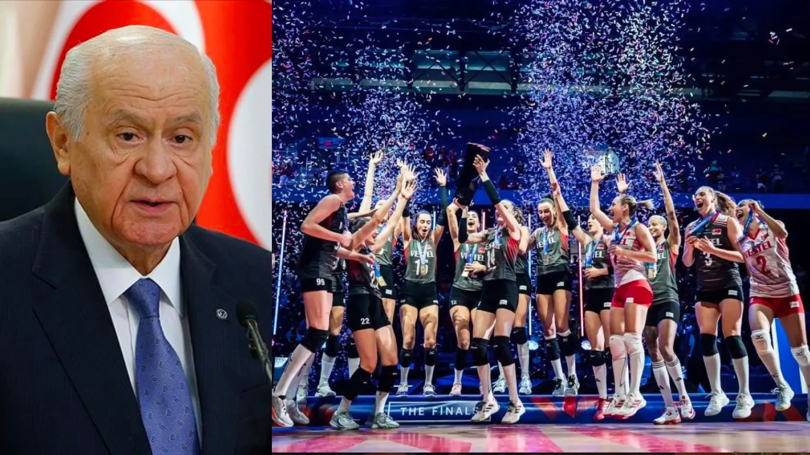 Devlet Bahçeli'den Filenin Sultanları'na tebrik: Türk kadınının zorluklar karşısındaki mücadele kudretini bütün cihana bir kez daha ilan ettiler