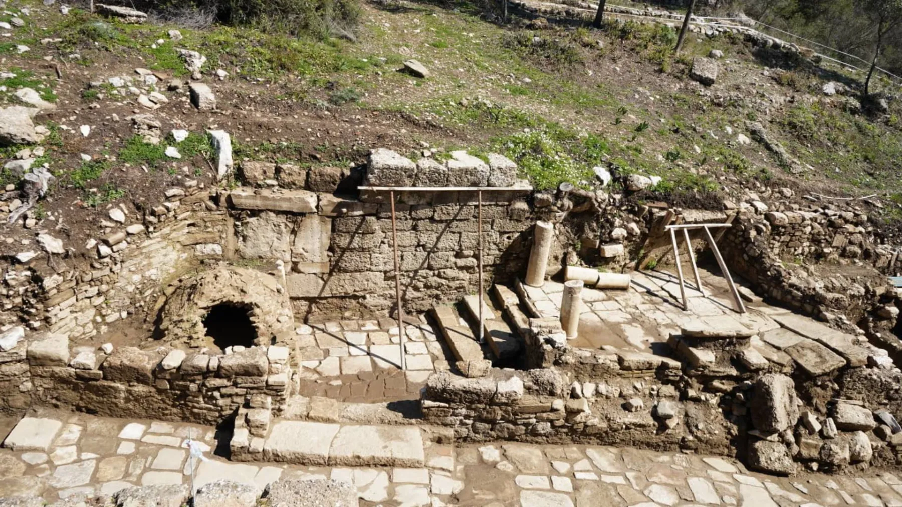 Aspendos'ta 2 bin yıllık Tiyatro Caddesi gün yüzüne çıkarıldı