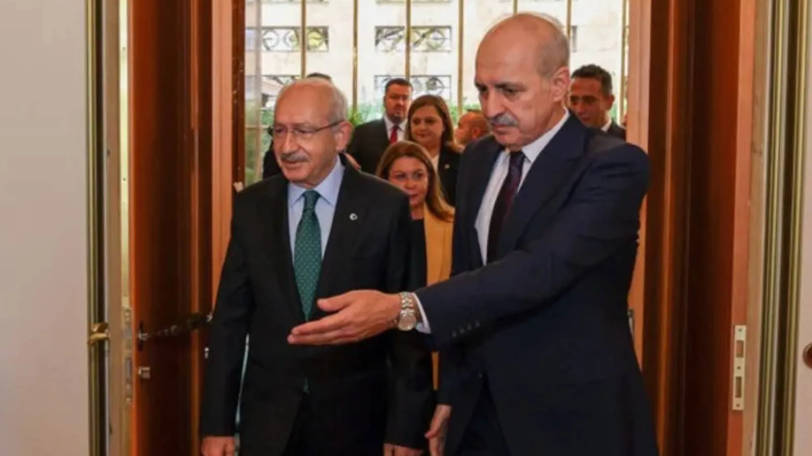 Çerçeve yasa ziyareti: TBMM Başkanı Kurtulmuş, Kılıçdaroğlu ile görüştü