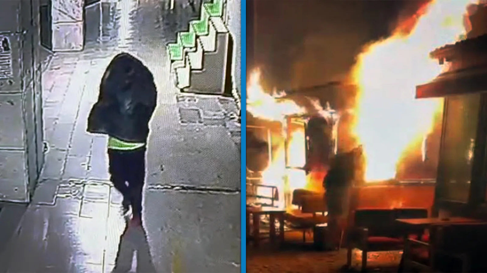 Çöp poşeti ile yüzünü saklayıp, çay ocağını yaktı; o anlar kamerada