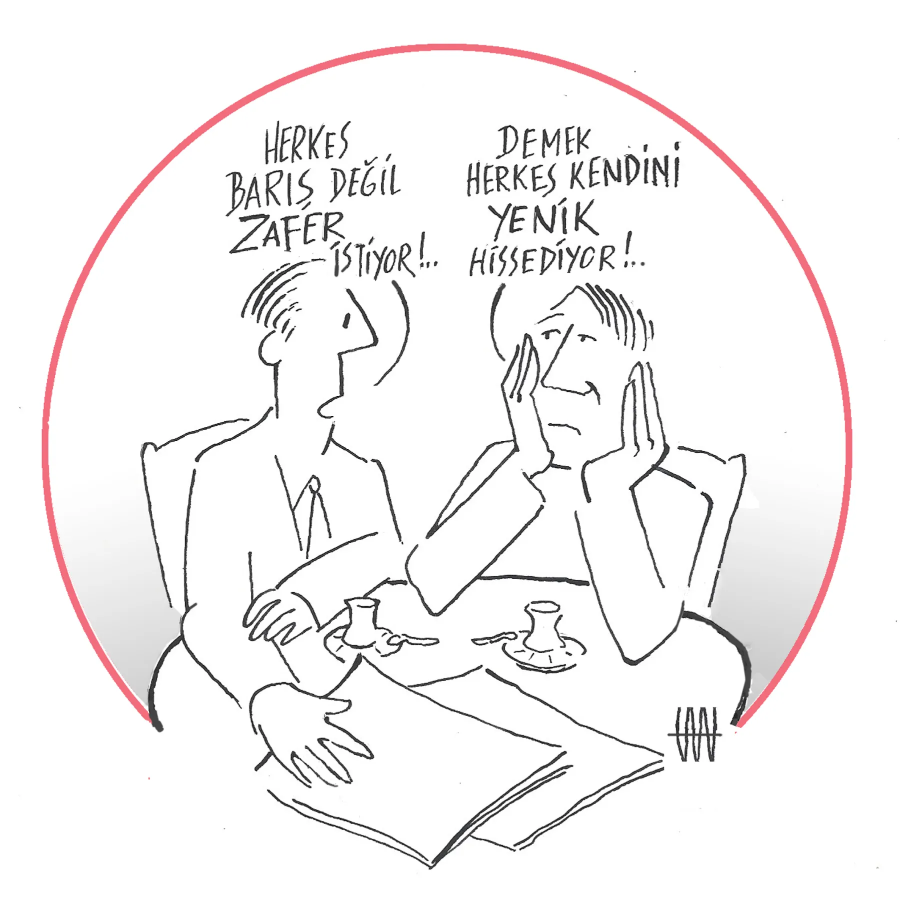 Tan Oral çiziyor...
