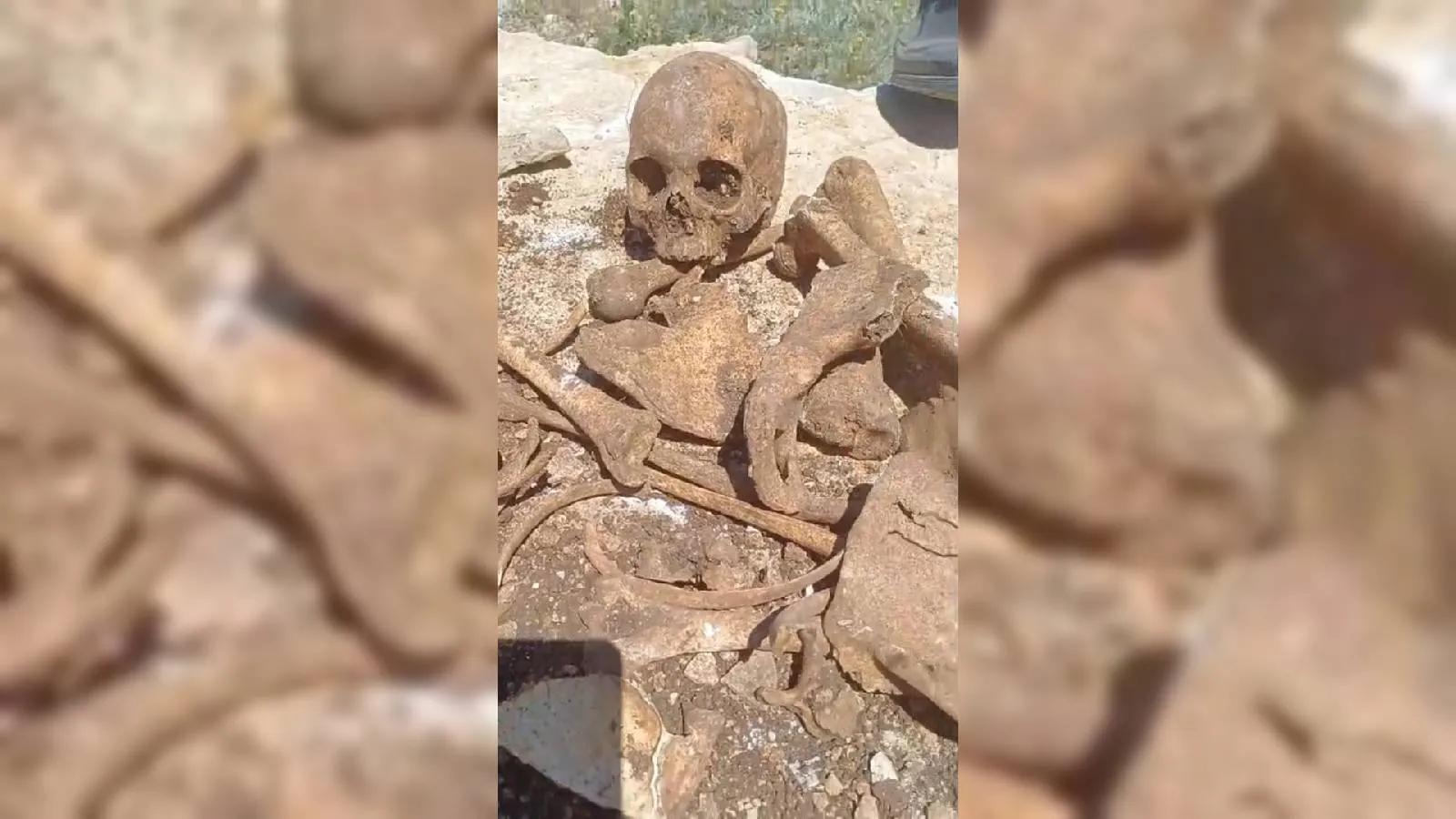 İnşaat kazısında insan kemikleri ve kafatasları bulundu!