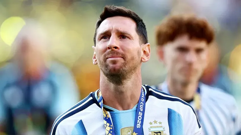 Lionel Messi, madalya töreninin ardından gözyaşlarını tutamadı