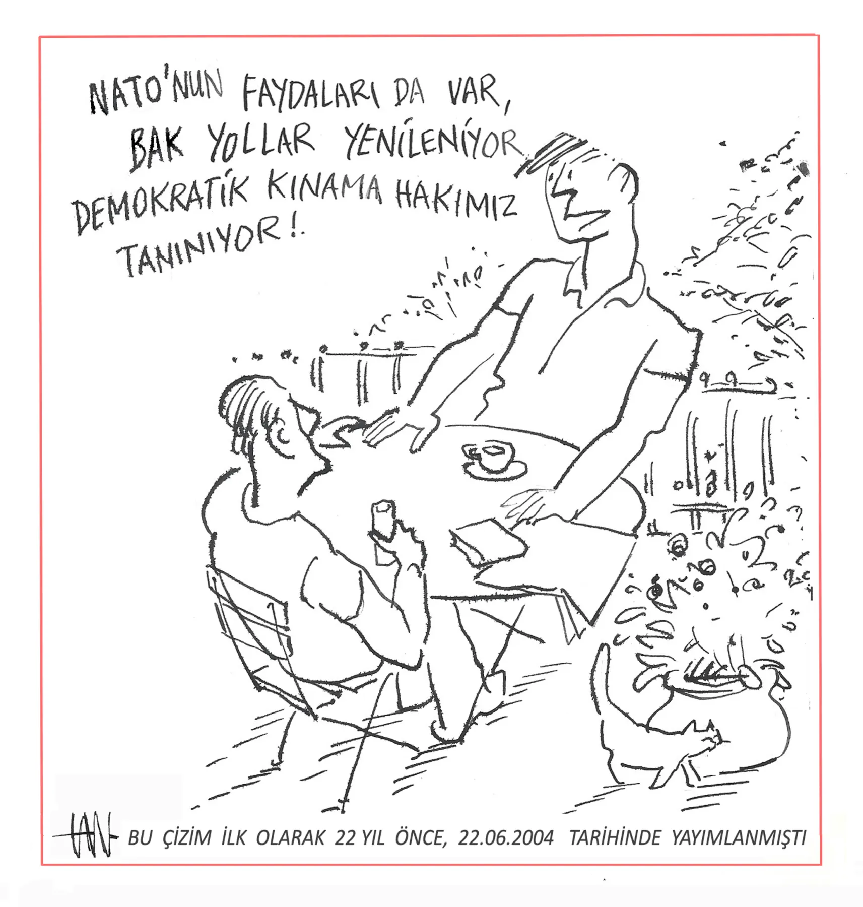 Tan Oral çiziyor...