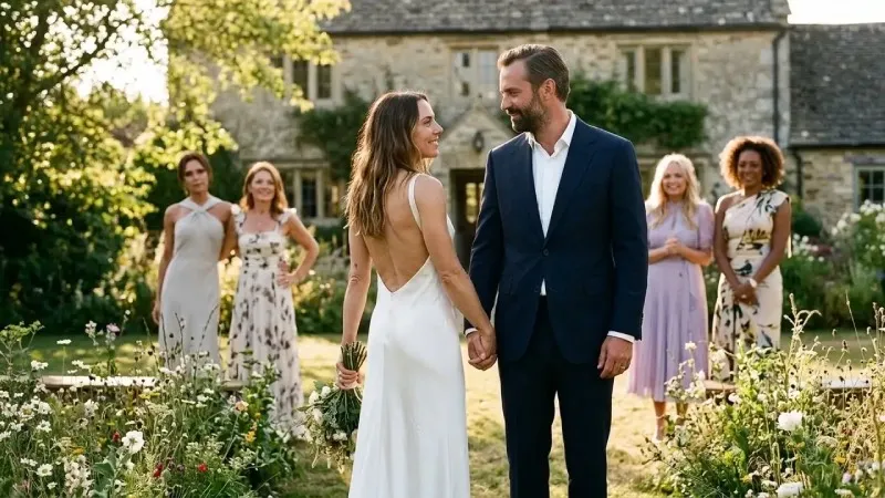 Gelinlik tasarımı Victoria Beckham'dan: Spice Girls üyesi Melanie Chisholm evlendi