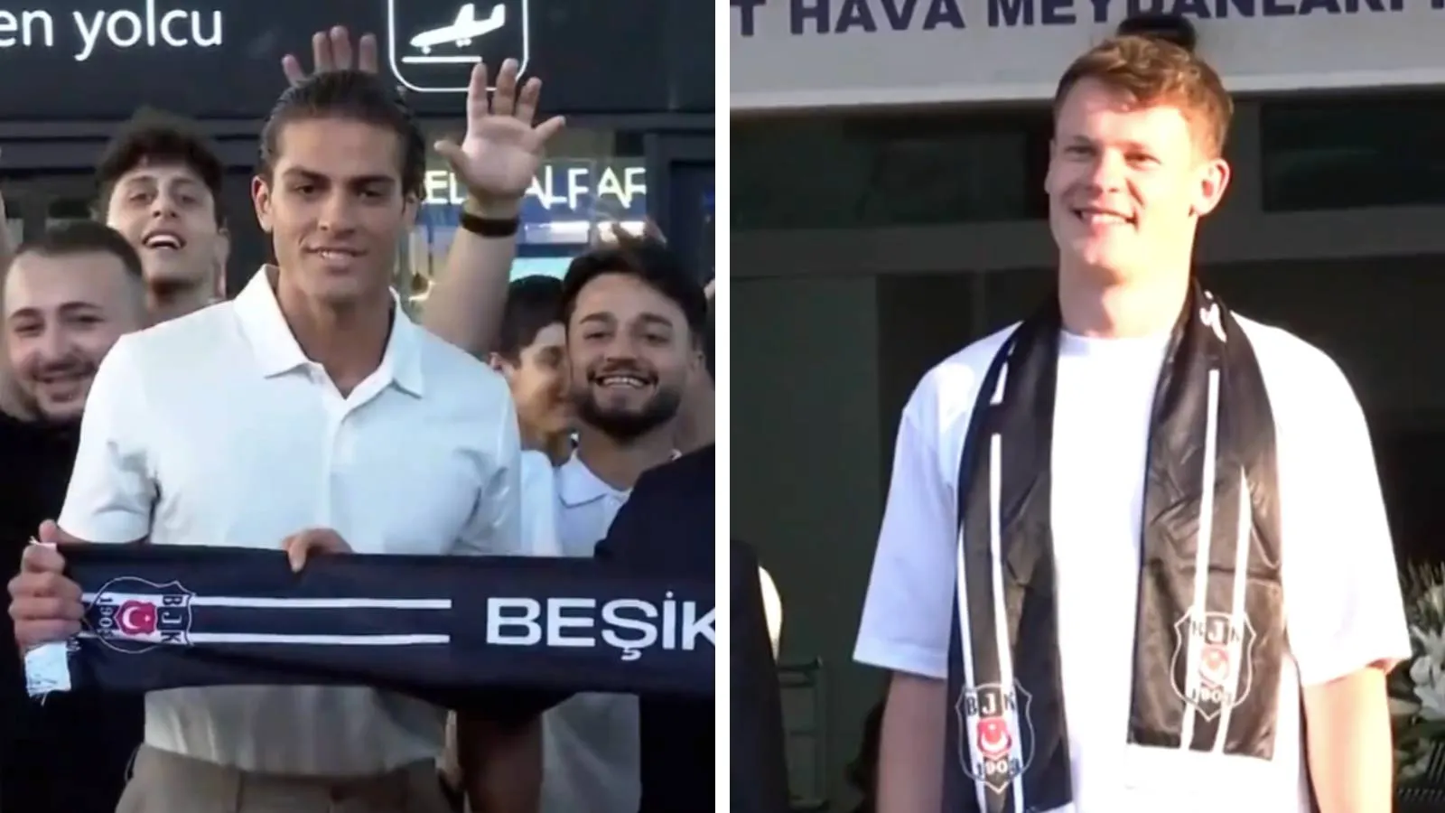 Beşiktaş iki uçağı peş peşe indirdi: Doğan Alemdar ve Alexander Nübel İstanbul'da