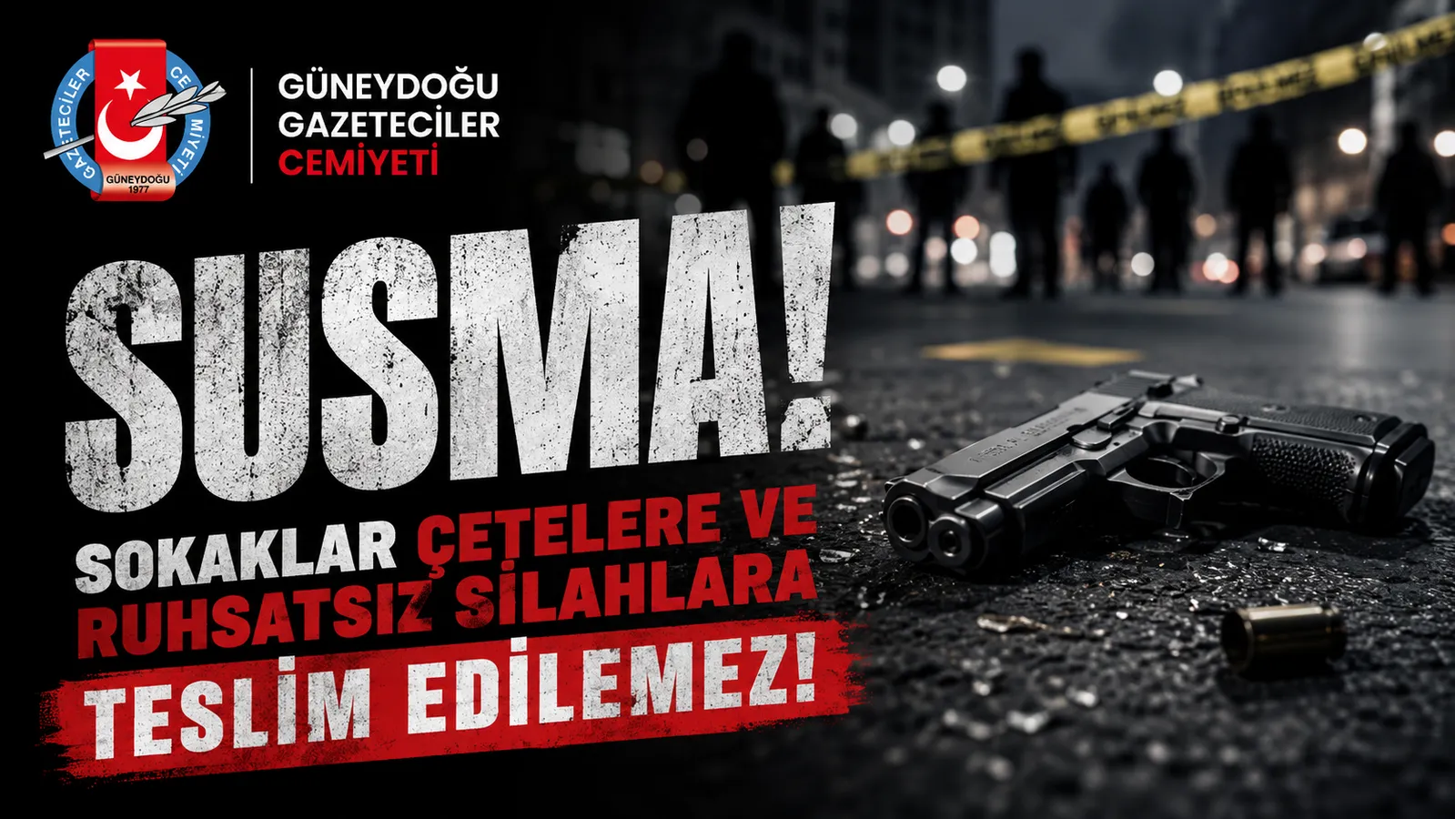 Gazeteci Mürsel Acay’ın yaralanmasının ardından Güneydoğu Gazeteciler Cemiyeti’nden tepki: Sokaklar çetelere teslim edilemez!