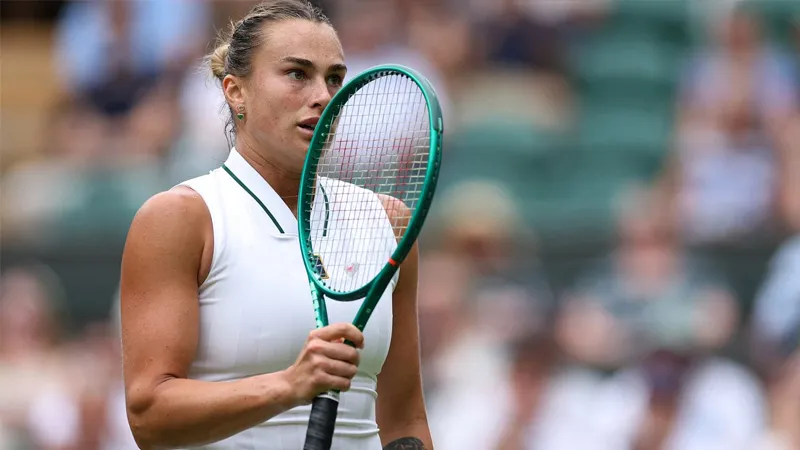 Wimbledon'da 1 numaralı seribaşı Sabalenka elendi