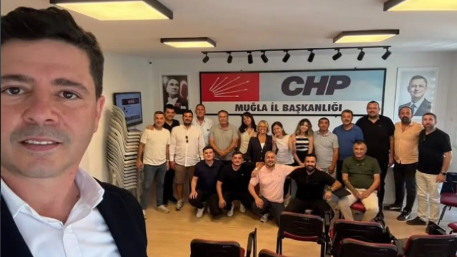 Kılıçdaroğlu CHP'si yeni Muğla İl Başkanı atadı; Görevden alınan başkan fotoğraf paylaştı: Görevimizin başındayız!