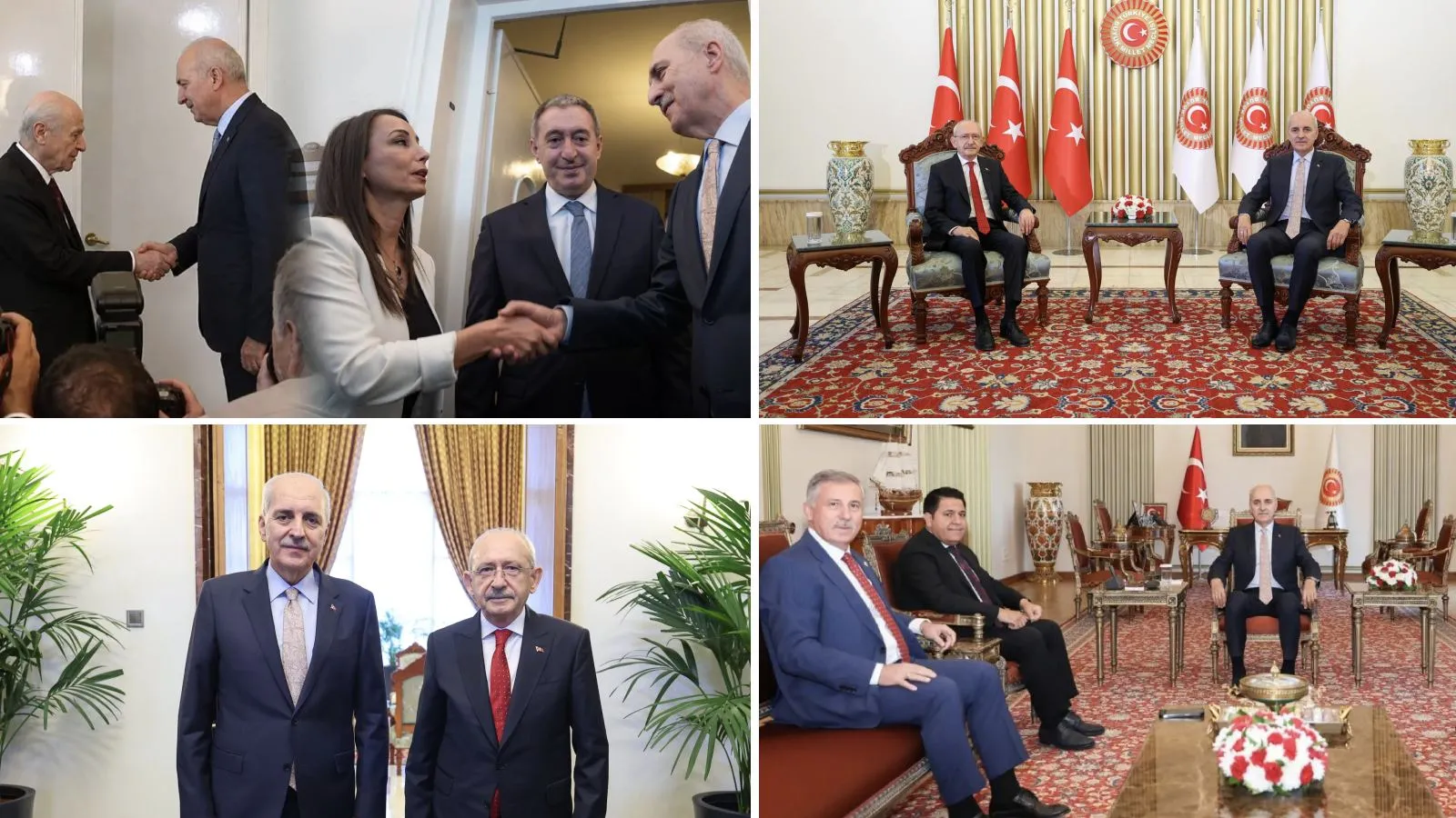 Meclis'te çerçeve yasa turu: Kurtulmuş'tan MHP, DEM Parti, Yeni Yol  ve Kılıçdaroğlu'na kritik ziyaret; DEM'den Öcalan'a statü vurgusu