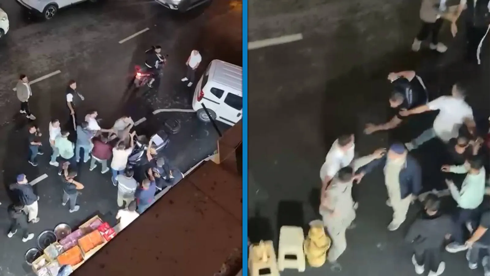 Zabıta ile esnaf birbirine girdi, ortalık savaş alanına döndü