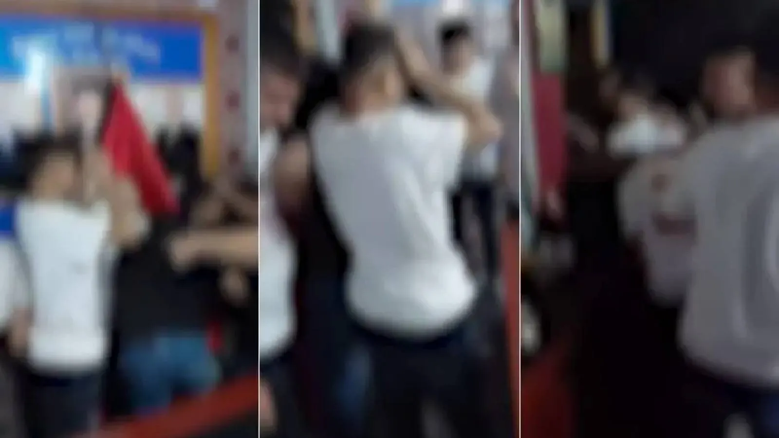 Kestel Ülkü Ocakları'nda darp ve tehdit kamerada: Bu olay bir yere çıkarsa sizi yatağınızdan alırım