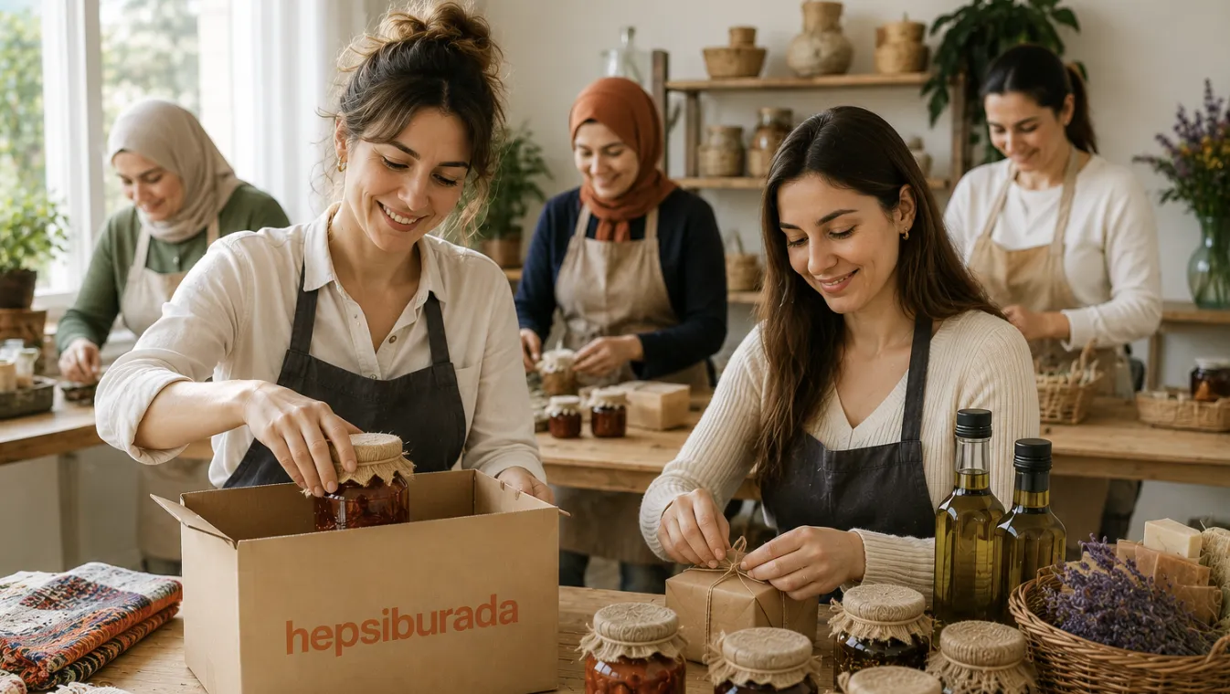 Hepsiburada: Girişimci Kadınlara Teknoloji Gücü programıyla 320'den fazla kadın kooperatifi ile 72 bini aşkın girişimci kadına ulaştık