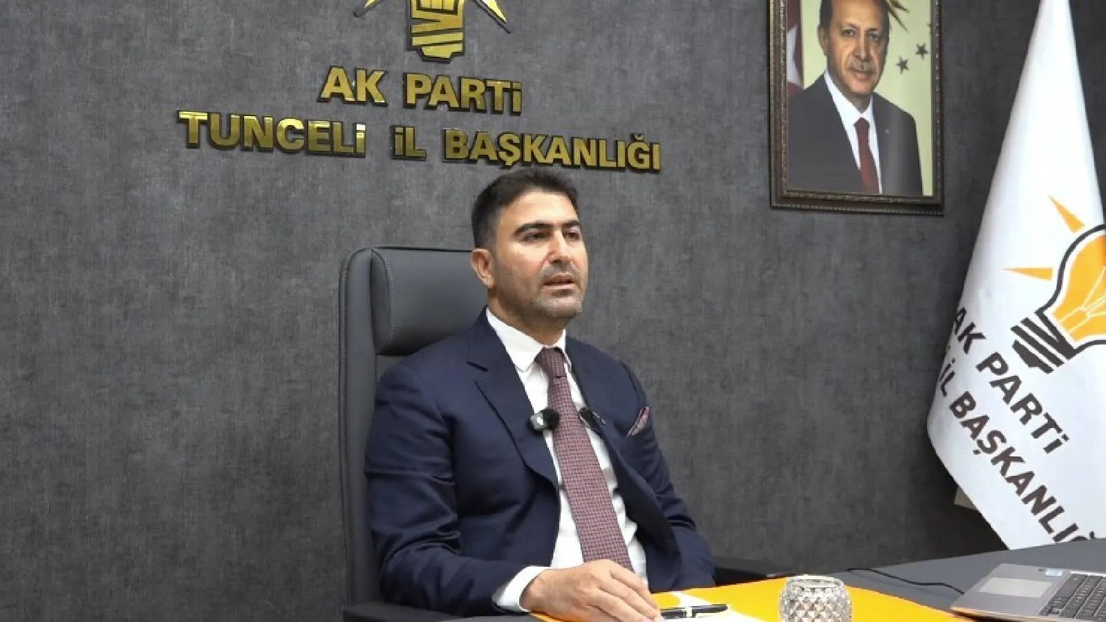 AKP Tunceli İl Başkanı Hakan Özer, istifa etti