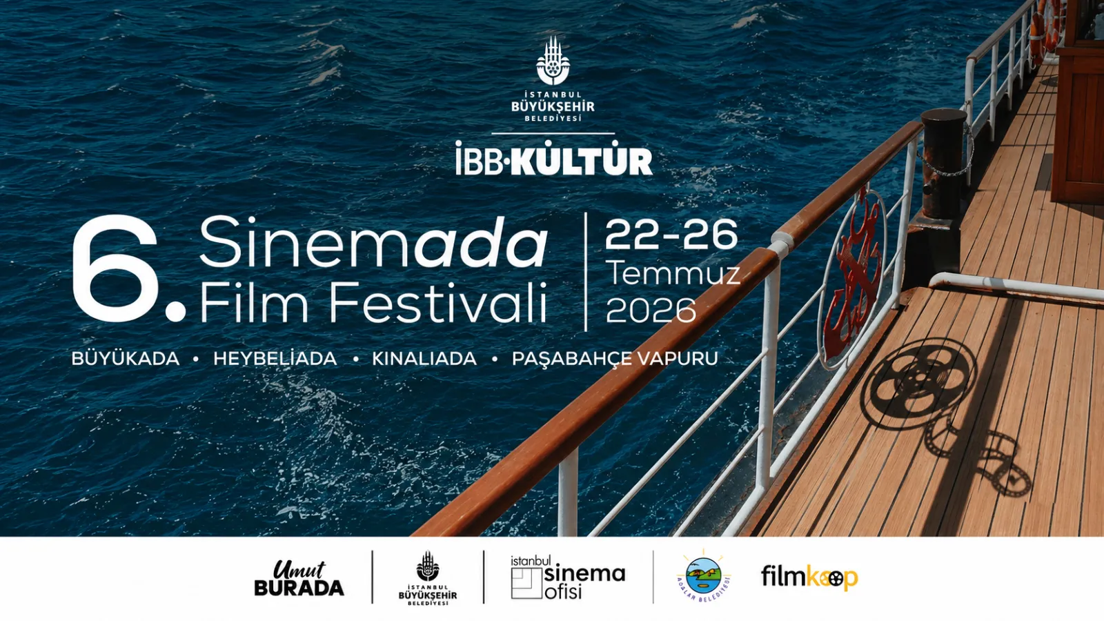 Film festivali Boğaz'a açılıyor: 6. Sinemada Film Festivali, Paşabahçe Vapuru'nda düzenlenecek
