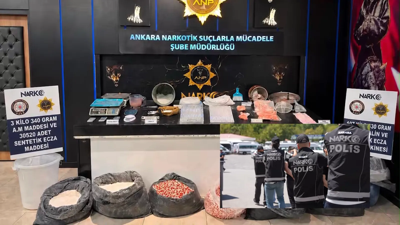 Ankara’da uyuşturucu imalathanesine operasyon: Yüzbinlerce haplık ham madde ele geçirildi!