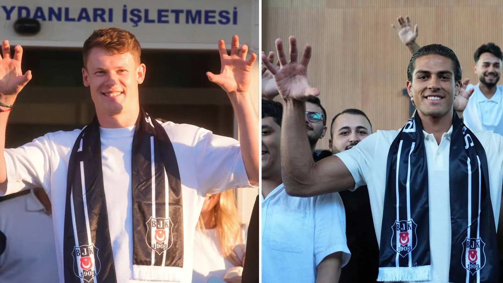 Beşiktaş iki uçağı peş peşe indirdi: Doğan Alemdar ve Alexander Nübel İstanbul'da
