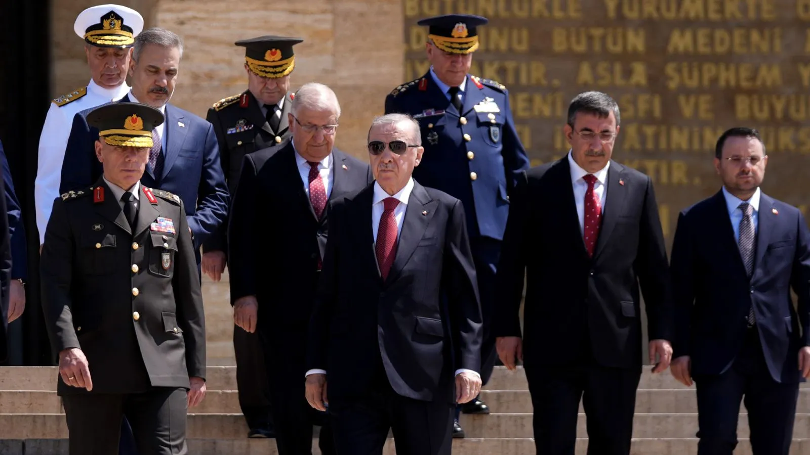 erdoğan mgk üyeleri anıtkabir