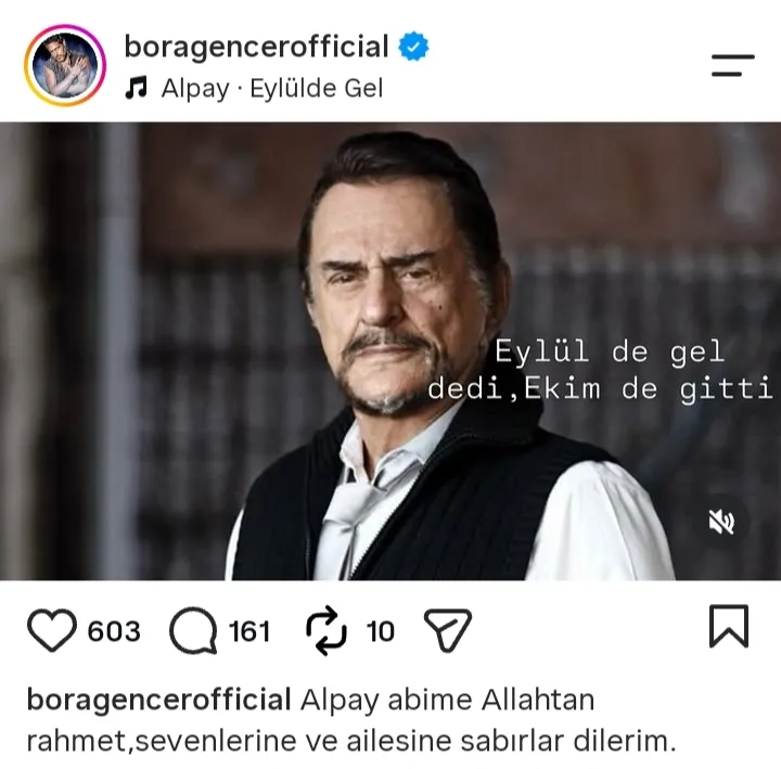 Türk pop müziğinin usta ismi Alpay, 91 yaşında hayatını kaybetti