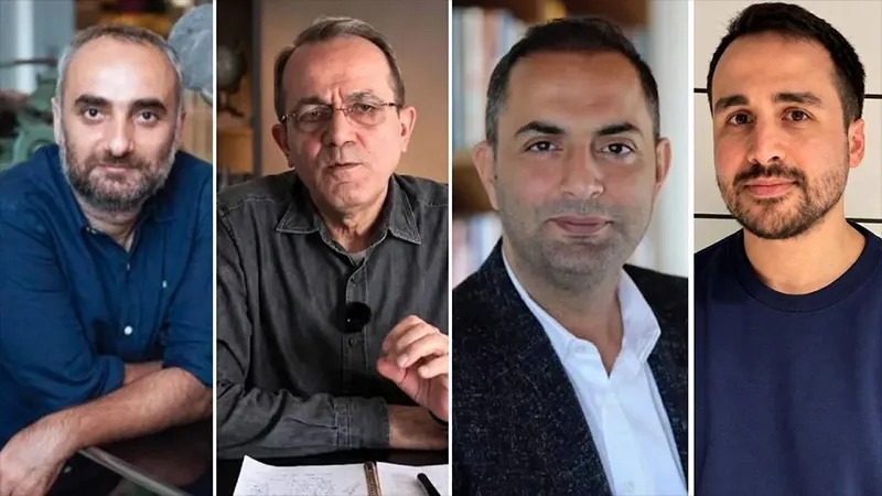 İsmail Saymaz, Şaban Sevinç, Murat Ağırel ve Mustafa Balcı