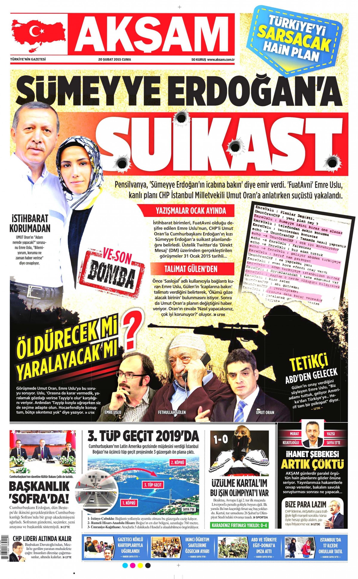 Akşam (20 Şubat 2015)